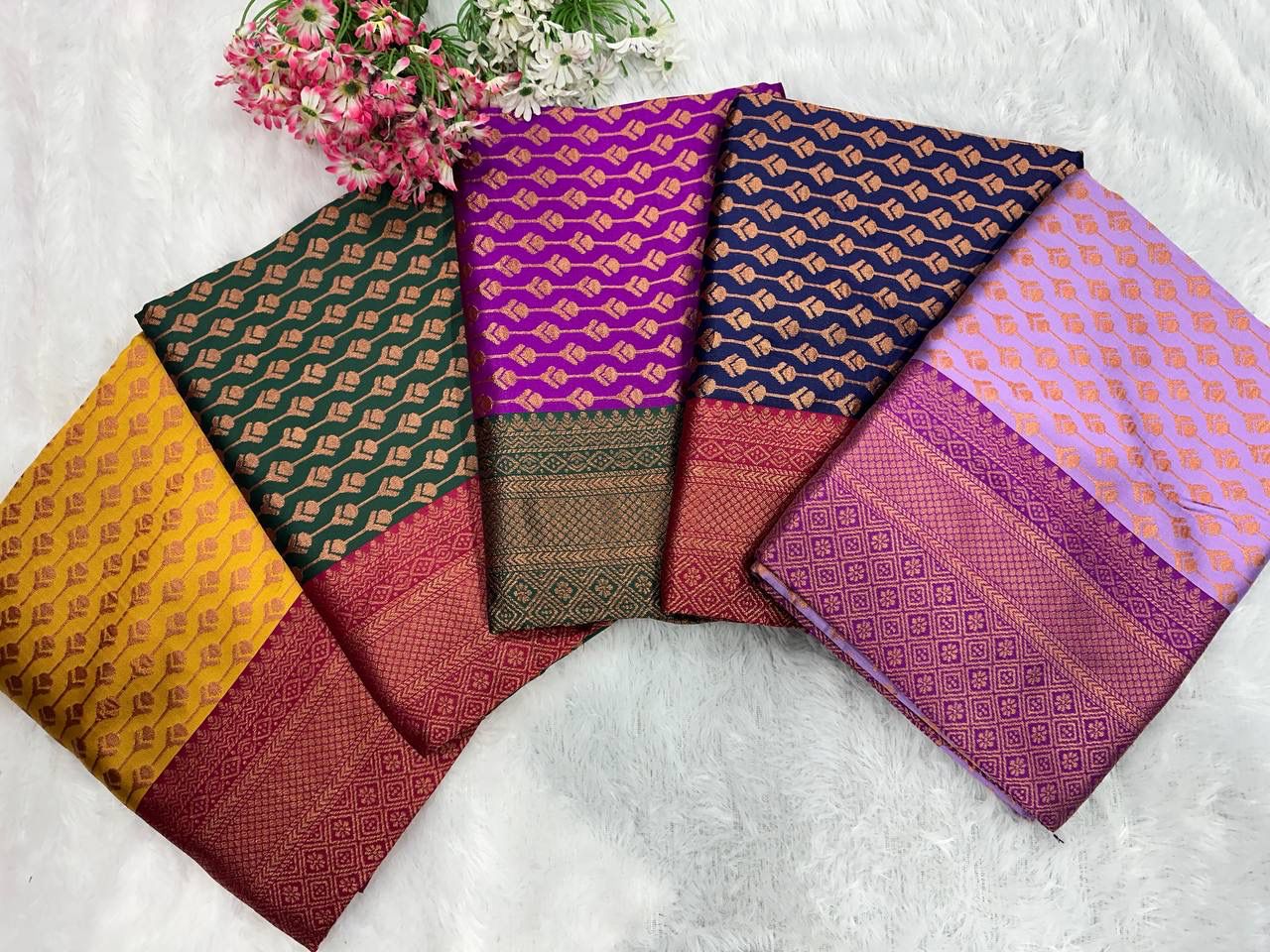 SF 668 Organic Banarasi Lichi Silk Sarees Wholesale Price In Surat